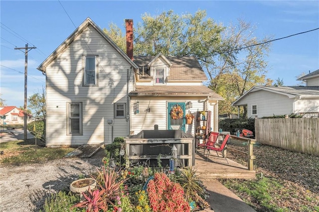 view of rear view of house