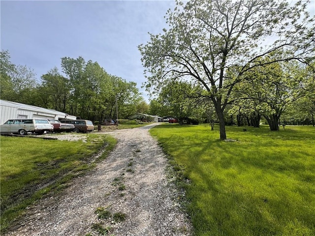 view of road