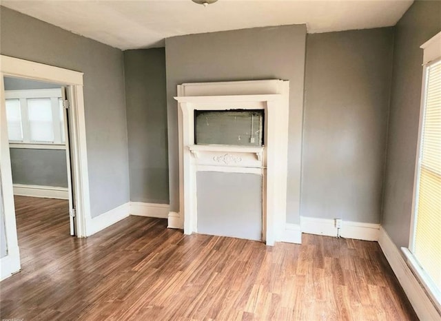 interior space featuring hardwood / wood-style floors