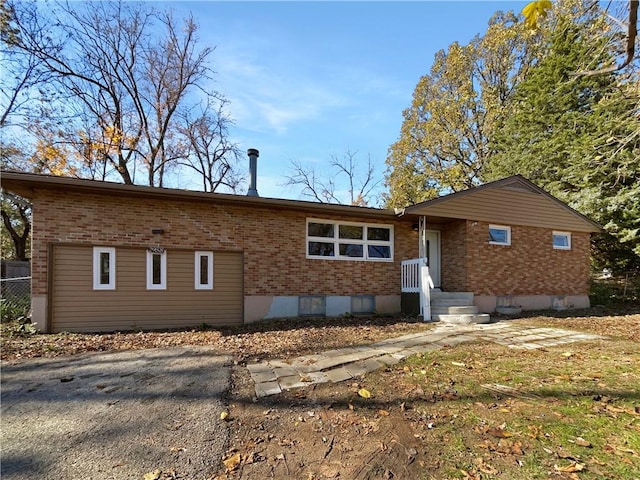 view of ranch-style house