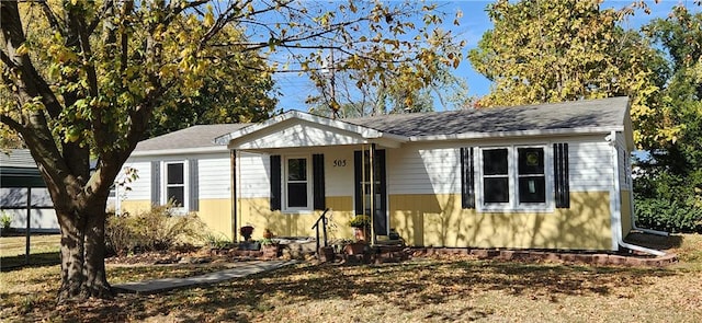 view of bungalow-style home