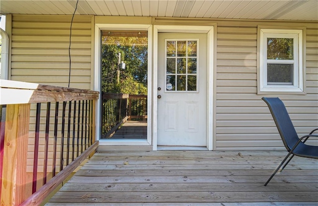 view of entrance to property