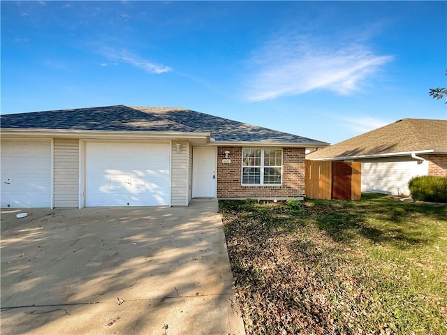 ranch-style house with a garage