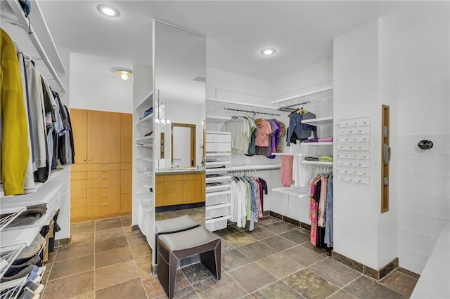 32225 W 88th St, De Soto, KS 66018 - spacious closet featuring stone finish floor