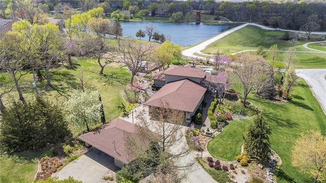 32225 W 88th St, De Soto, KS 66018 - aerial view with a water view