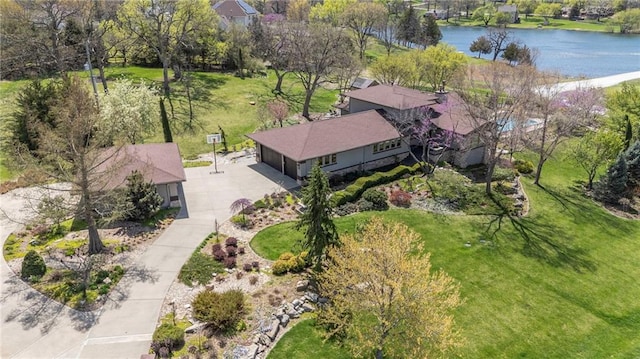 32225 W 88th St, De Soto, KS 66018 - aerial view with a water view
