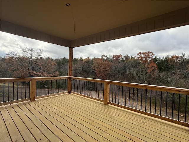 view of deck