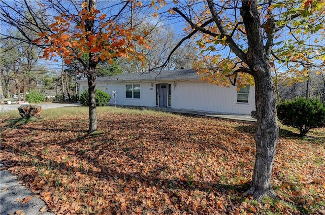 view of ranch-style home