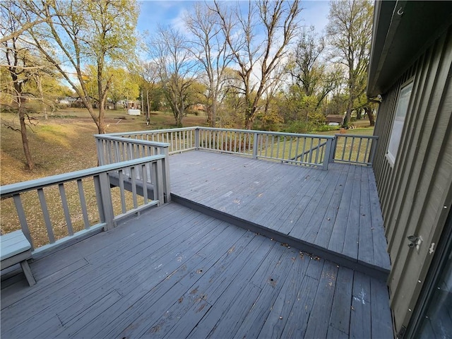 2716 N 10th St, Independence, KS 67301 - view of wooden deck