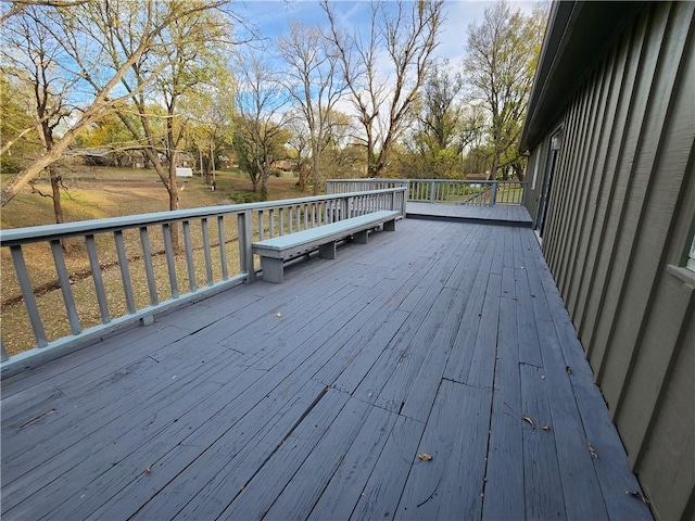2716 N 10th St, Independence, KS 67301 - view of wooden deck