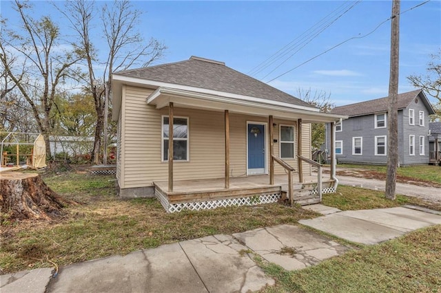 bungalow-style house with a porch