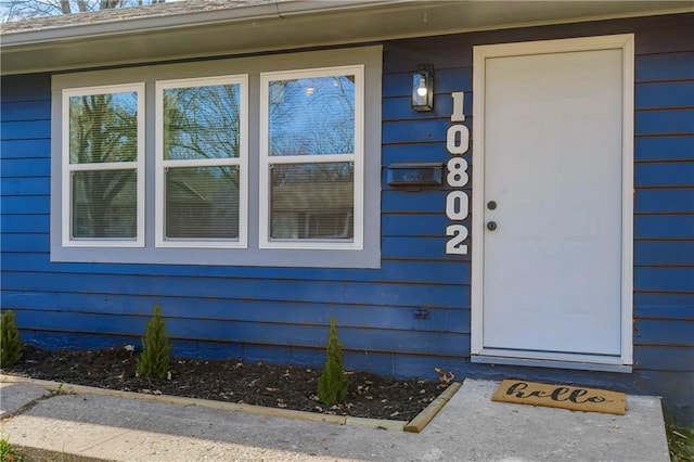 view of entrance to property