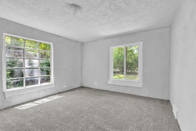 9043 Walnut St, Kansas City, MO 64114 - empty room with carpet floors and a textured ceiling