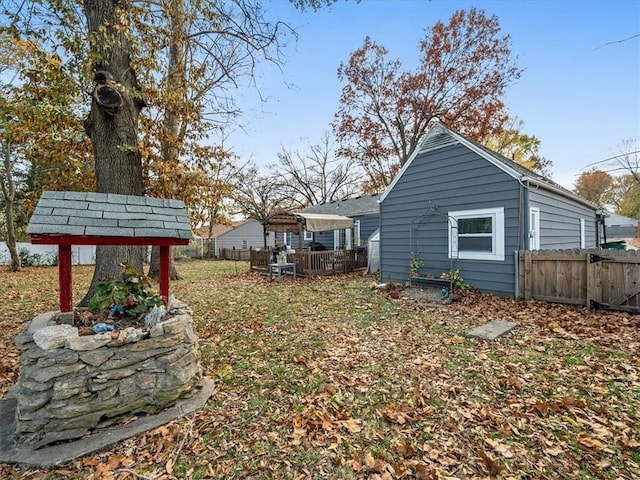 9317 Gillette St, Lenexa, KS 66215 - view of yard with an outdoor structure