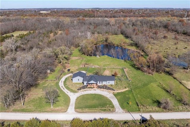 33324 W 355th St, Osawatomie, KS 66064 - aerial view of property and surrounding area featuring a large body of water