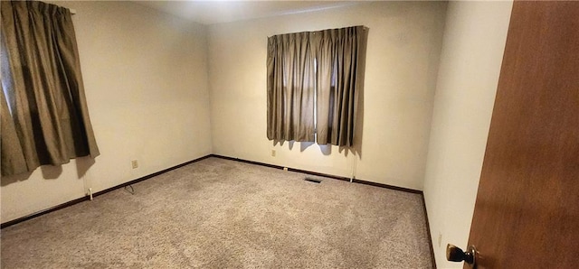 empty room with light carpet