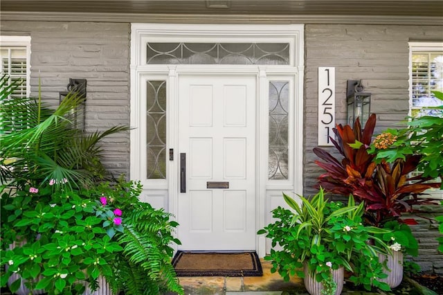 view of entrance to property