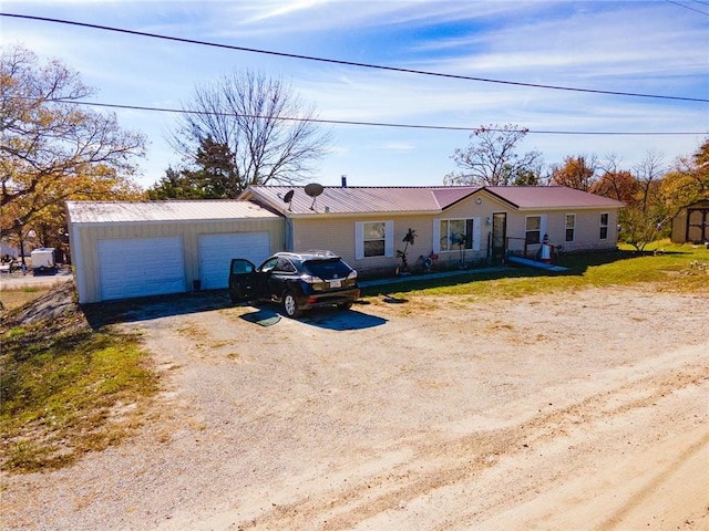 view of ranch-style home