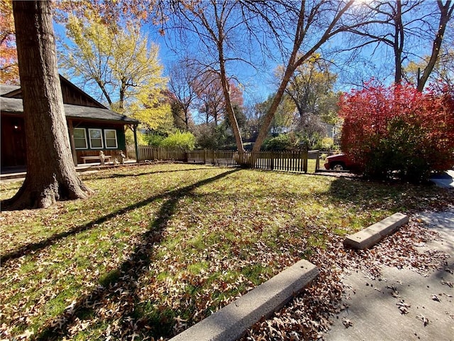 view of yard