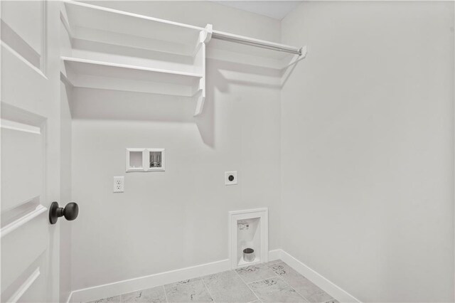 1933 SW Merryman Dr, Lees Summit, MO 64082 - washroom with hookup for an electric dryer, washer hookup, and baseboards