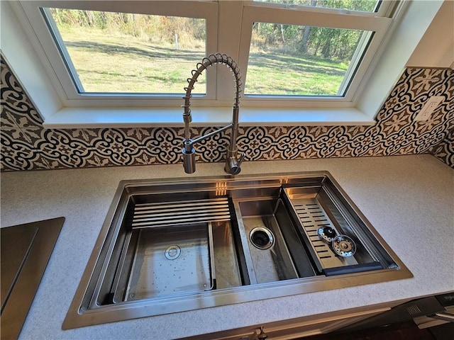 details featuring sink