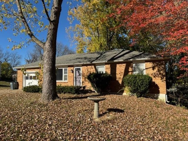 ranch-style house with a garage