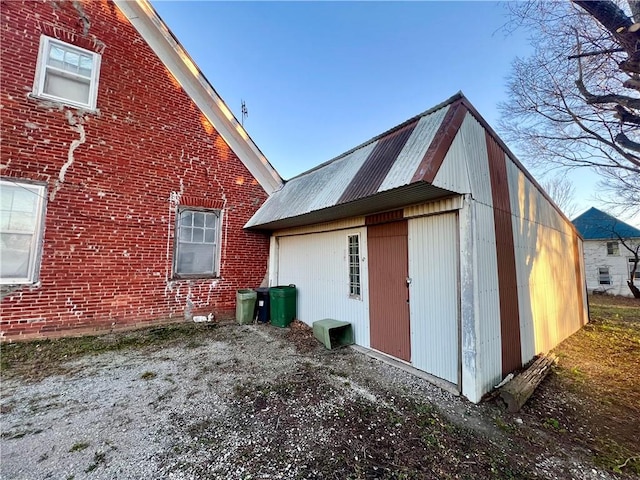 view of home's exterior