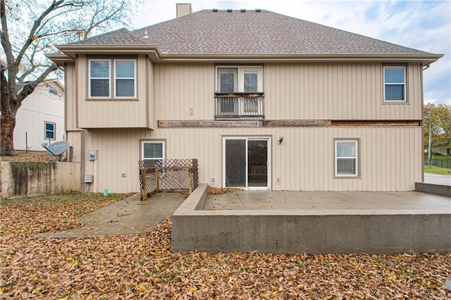 back of house featuring a patio