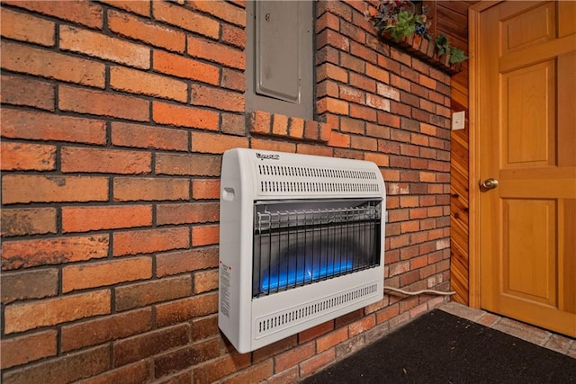 room details with electric panel and heating unit