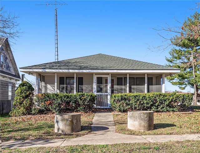 view of bungalow-style home