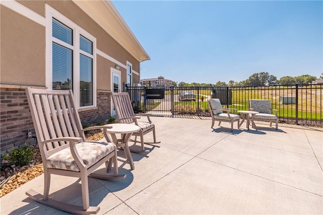 view of patio