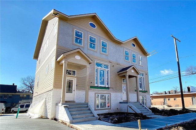 view of townhome / multi-family property