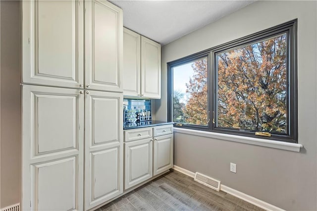 kitchen featuring hardwood / wood-style floors