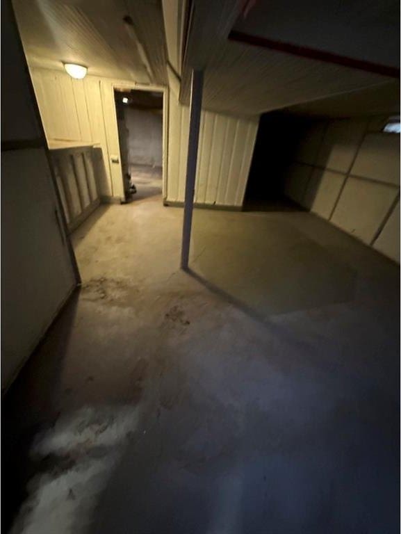 view of basement