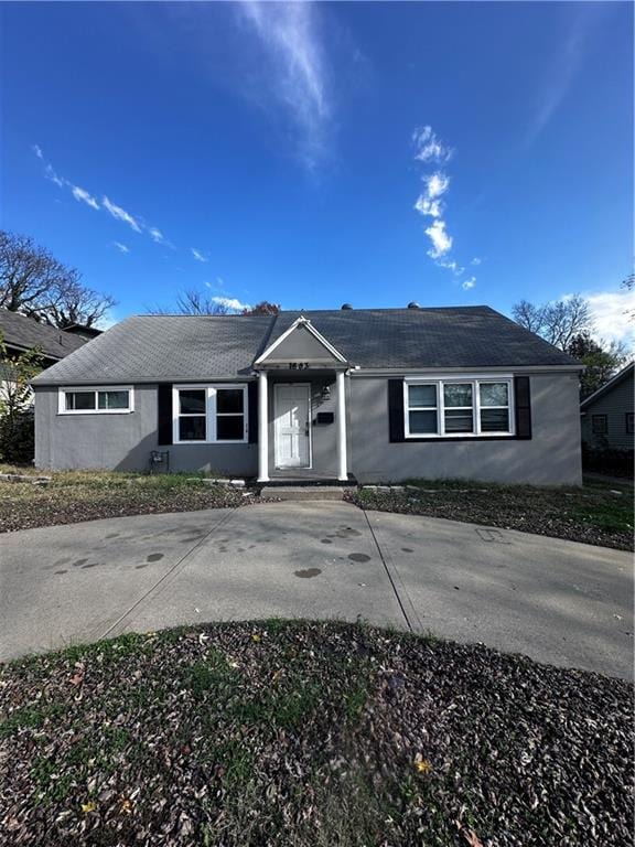 view of ranch-style house