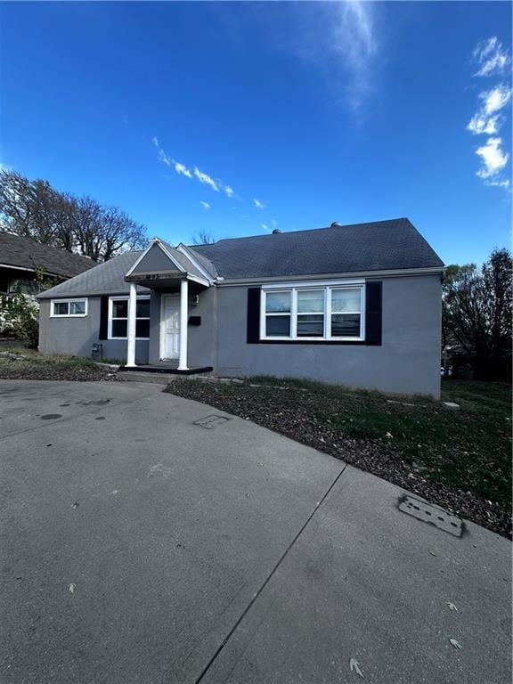 view of ranch-style home