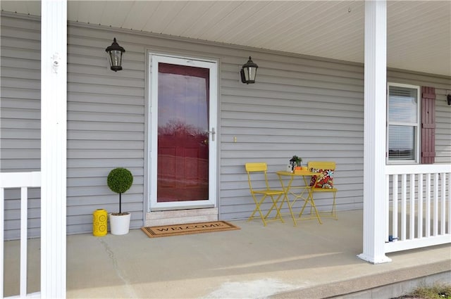 view of entrance to property