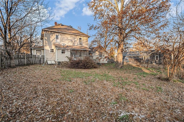 view of rear view of house