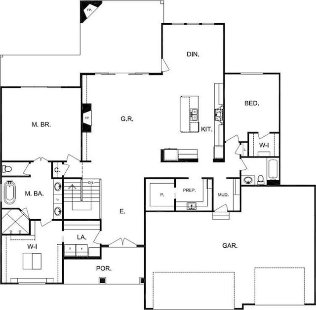 16 Checotah Bluffs Cir, Lake Winnebago, MO 64034 - floor plan / room layout