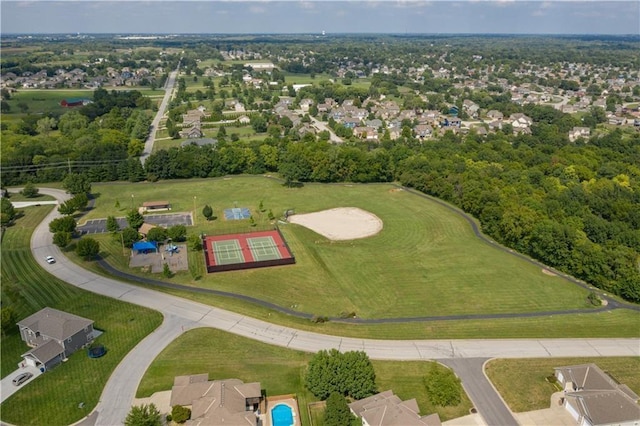 16 Checotah Bluffs Cir, Lake Winnebago, MO 64034 - aerial view