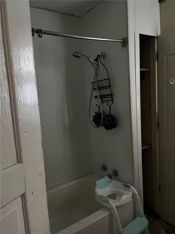 bathroom with shower / bathing tub combination