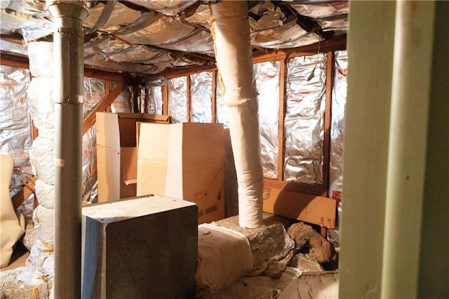 207 N Elm St, Coffeyville, KS 67337 - view of unfinished basement
