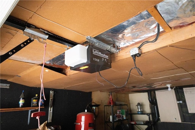 207 N Elm St, Coffeyville, KS 67337 - garage view of a garage door opener