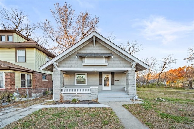 view of front of house featuring a porch