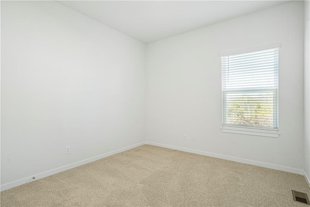 spare room with carpet floors