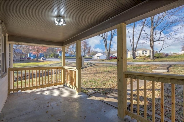 view of patio / terrace featuring a porch