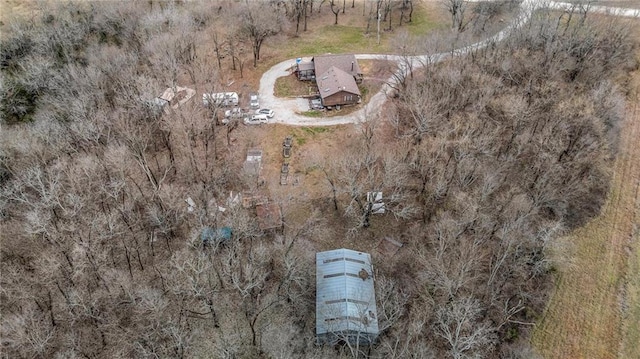 aerial view featuring a rural view