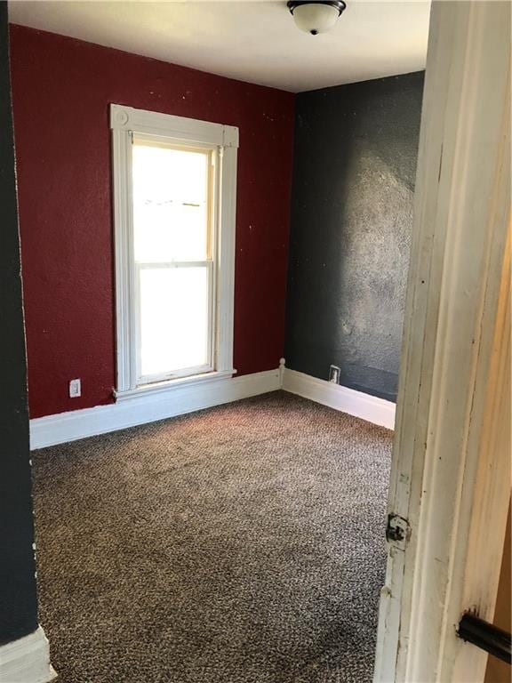 empty room featuring carpet floors