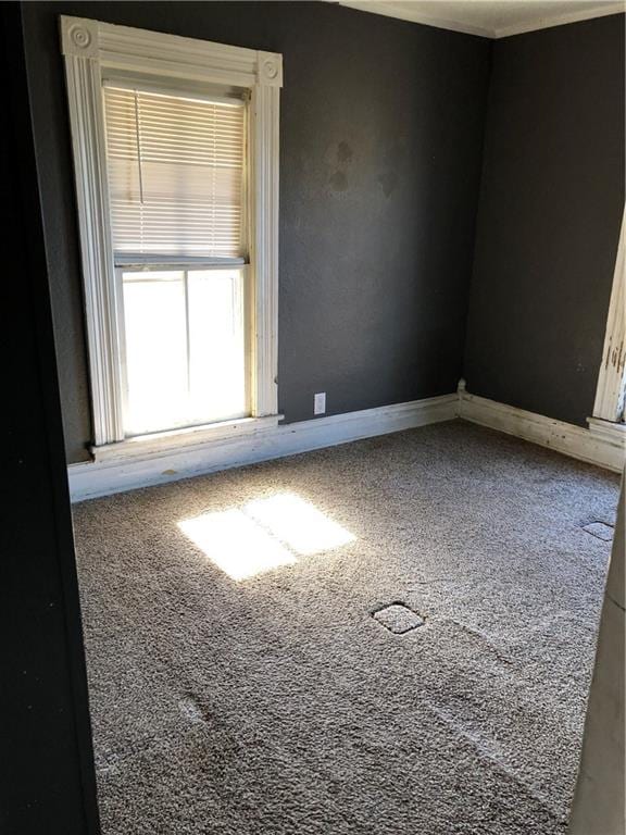 empty room with carpet flooring