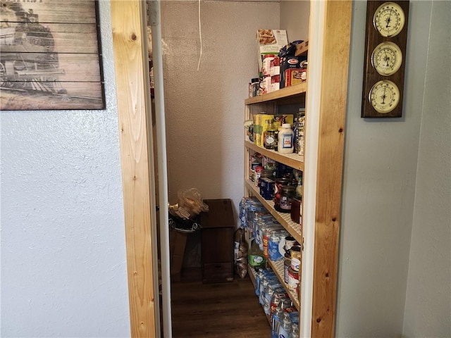 view of pantry